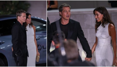 Brad Pitt: Πρώτη δημόσια εμφάνιση με τη σύντροφό του στο Φεστιβάλ Βενετίας