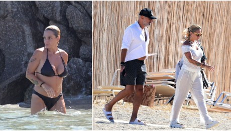 Ζουγανέλη- Συρίγος: Το Μπάνιο Τους Σε Παραλία Της Μυκόνου