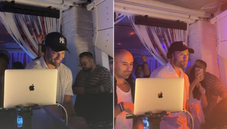Κωνσταντίνος Αργυρός: Σε Ρόλο DJ Στο Πάρτι