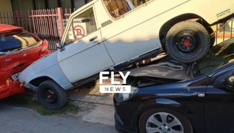 Σπάρτη: Καραμπόλα Τριών Οχημάτων