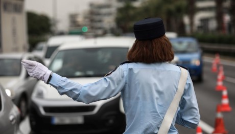 τροχονόμος διακοπή κυκλοφορίας