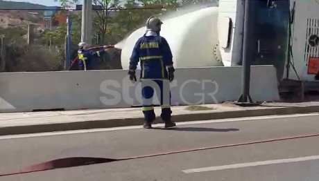 Ανετράπη Βυτιοφόρο Με Υγραέριο Στη Σχιστού