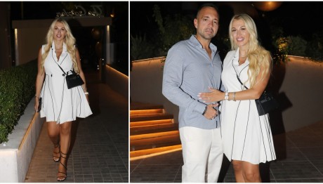 Σπυροπούλου- Σταθοκωστόπουλος: Βραδινή έξοδος για το ζευγάρι