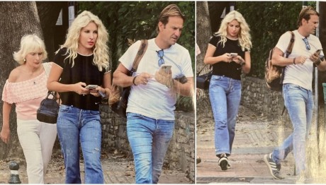Ελένη Μενεγάκη: Οικογενειακή έξοδος στην Κηφισιά με τον Μάκη & τη μαμά της