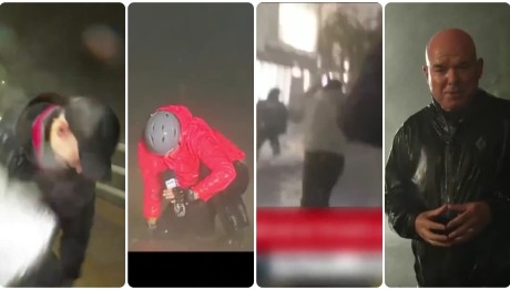 Τυφώνας Μίλτον: Απρόοπτα Δημοσιογράφων Σε Live Mετάδοση