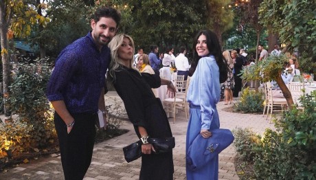 Βάσια Κωσταρά: H σικάτη total black εμφάνισή της σε βάπτιση