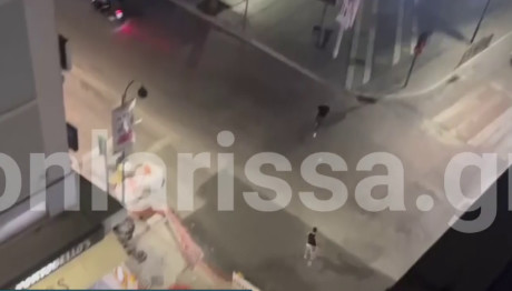 Λάρισα επεισόδιο τσιμεντόλιθος