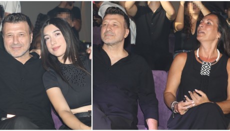 Γιάννης Πλούταρχος: Oικογενειακώς στην πρεμιέρα του γιου του, Γιώργου