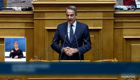 Μητσοτάκης: Αναγορεύει ως βασικό του αντίπαλο τον Ανδρουλάκη