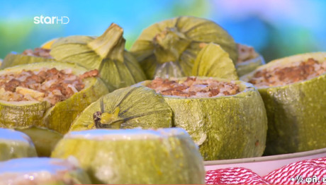 Συνταγή Για Κολοκυθάκια Γεμιστά Με Κρέμα Λεμονιού