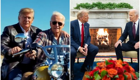 Τραμπ Και Μπάιντεν Φίλοι Για Πάντα Μέσω AI