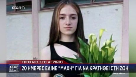 Τροχαίο Αγρίνιο: Θρήνος Για Τη 18χρονη Χαριτίνη