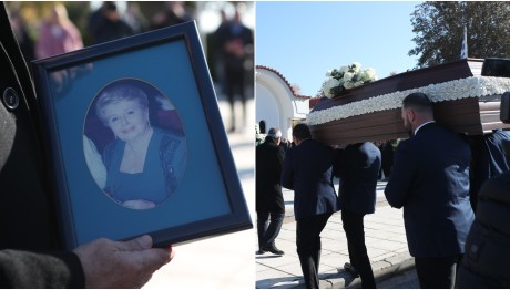 Βέφα Αλεξιάδου: Λίγοι συγγενείς & φίλοι στο τελευταίο αντίο στη μαγείρισσα