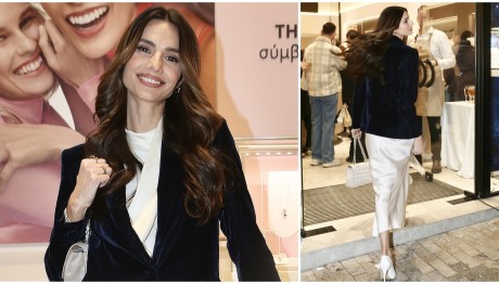 Παπαγεωργίου: Συνδύασε το σατέν με το βελούδο - Τέλειο look για τις γιορτές