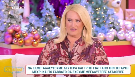 Άση Μπήλιου: Πώς θα είναι η πρώτη εβδομάδα του Δεκεμβρίου;