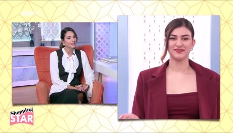 Shopping Star: Η Πασαρέλα Της Χριστίνας Με Μπορντό