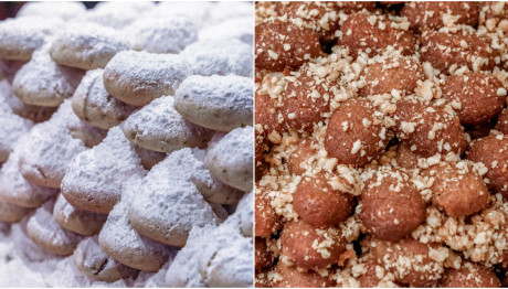 Vegan μελομακάρονα και κουραμπιέδες