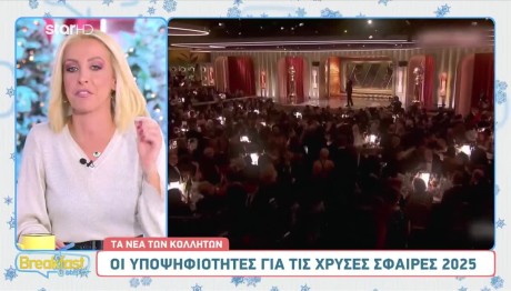 Χρυσές Σφαίρες 2025: Ανακοινώθηκαν Οι Υποψηφιότητες