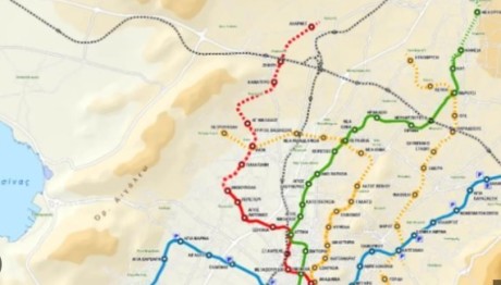 χάρτης μετρό επέκταση γραμμής 2 στον Δήμο Αχαρνών