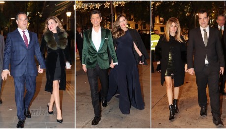 Οι λαμπερές εμφανίσεις γνωστών ζευγαριών σε party στο Κολωνάκι