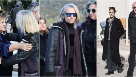 Κηδεία Γεωργουσόπουλου: Συγκινημένη Η Κόρη Του