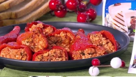 Συνταγή για πιπεριές γεμιστές με τυρί