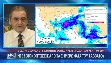 Κολυδάς: Νέες Χιονοπτώσεις