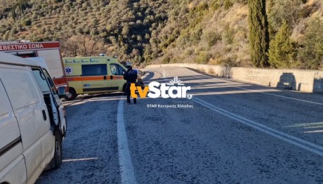 Τροχαίο Στη Δελφών - Αράχωβας: Νεκρός Δικυκλιστής