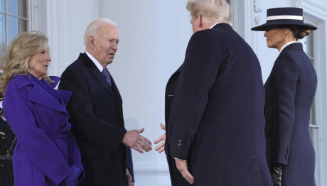 Ζεύγος Μπάιντεν συνάντηση με ζεύγος Τραμπ