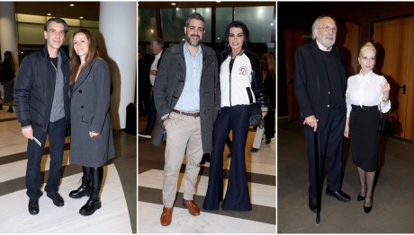 «Η Ετυμηγορία»: Ζευγάρια σε θεατρική βραδιά - Ποιοι πήγαν στην πρεμιέρα