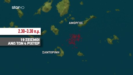 Σαντορίνη: Aπανωτοί Οι Σεισμοί Άνω Των 4 Ρίχτερ
