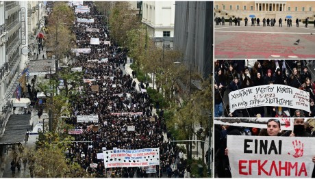 Τέμπη: Στους Δρόμους Χιλιάδες Μαθητές Και Φοιτητές