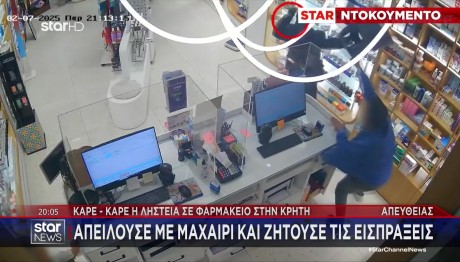 Καρέ Καρέ Η Ληστεία Σε Φαρμακείο Στην Κρήτη