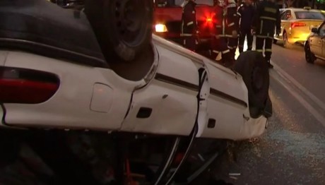 Πατησίων: Τροχαίο Με ΙΧ Που Ντεραπάρισε