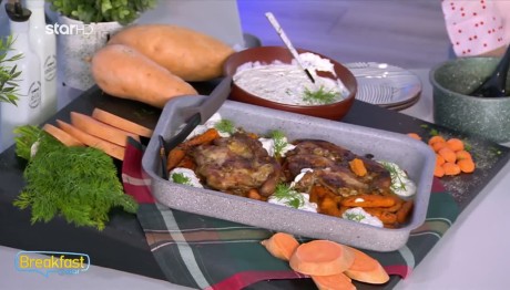 Συνταγή για γαλοπούλα με γλυκοπατάτες
