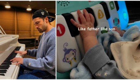 Αλεξάνδρα Νίκα: Στο πιάνο ο τριών μηνών γιος της - «Όπως ο μπαμπάς του»