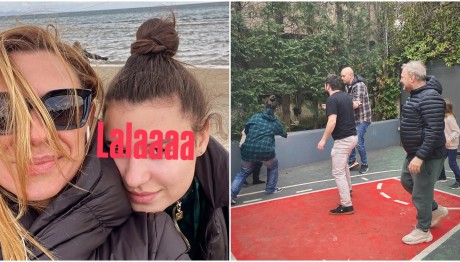 Κατερίνα Καραβάτου: Καθαρά Δευτέρα με τα παιδιά της & τον Χρήστο Φερεντίνο