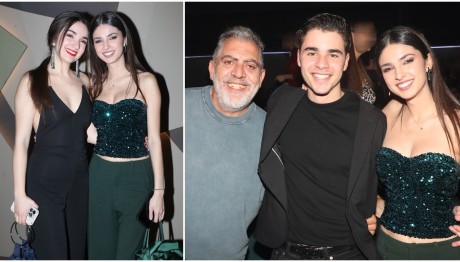 Ιφιγένεια Τζόλα: Με την αδελφή της και αγαπημένους φίλους στα μπουζούκια