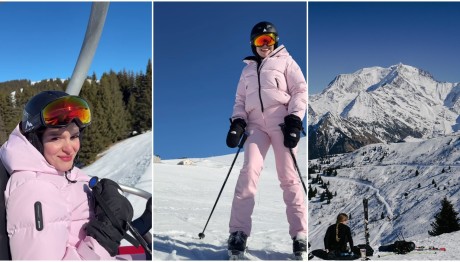 Καλλιόπη Χάσκα: Για σκι στις Γαλλικές Άλπεις- Το άλμπουμ του ταξιδιού της