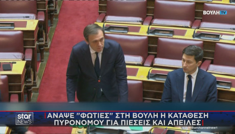 Βουλή καταθέσεις πυρονόμων