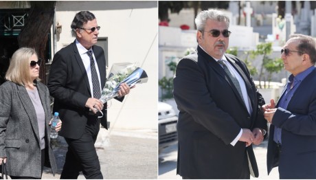 Κηδεία Ράνιας Ιωαννίδου: Συντετριμμένος ο γιος της