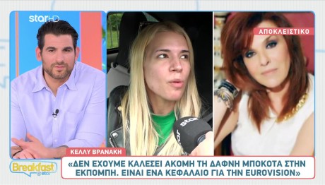 Κέλλυ Βρανάκη: Η Μπόκοτα Στην Εκπομπή Για Τη Eurovision;