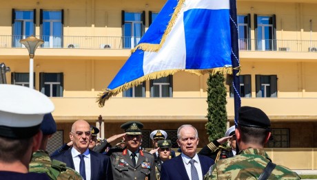 Κ. Τασούλας και Ν. Δένδιας στο Υπουργείο Εθνικής Άμυνας