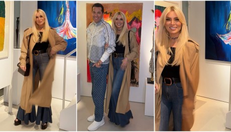 Κατερίνα Καινούργιου: To ψηλόμεσο flare denim της... που αγαπήσαμε!