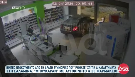 Σαλαμίνα: Σπείρα Διαρρηκτών Ρήμαζε Καταστήματα