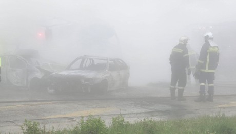 Τροχαίο Κοζάνη: Φορτηγό Έπεσε Στα Διόδια - Ξέσπασε Φωτιά