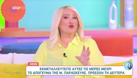 Άση Μπήλιου: Πώς Θα Είναι Η Μεγάλη Παρασκευή και Το Πάσχα