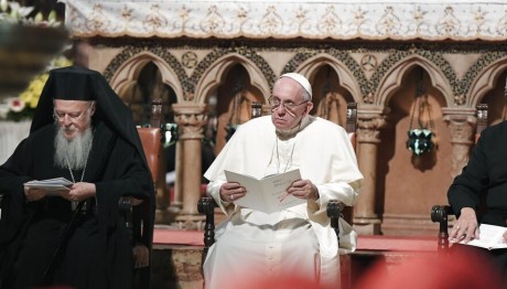 Πάπας Φραγκίσκος Πατριάρχης Βαρθολομαίος