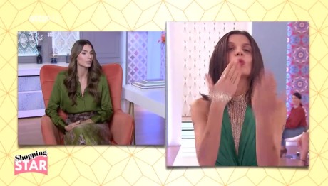 Shopping Star: Η Πασαρέλα Της Δέσποινας Με Πράσινο Φόρεμα