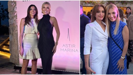 Λαμπερές εμφανίσεις σε opening καταστήματος στη μαρίνα Βουλιαγμένης